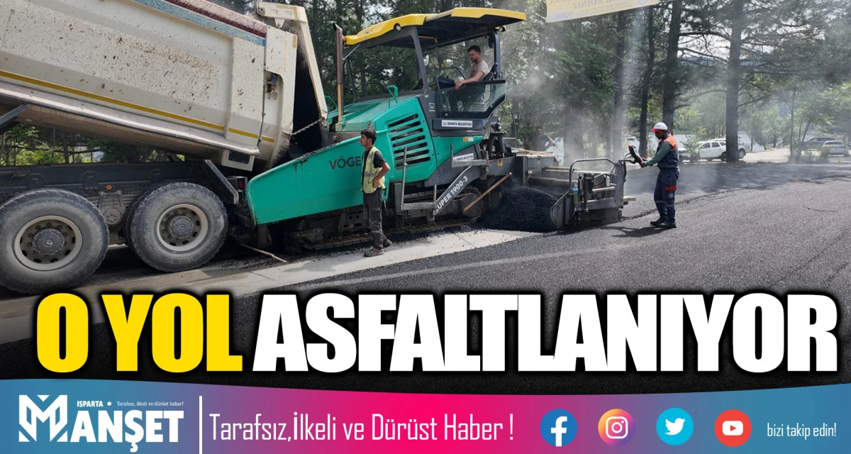 G&Ouml;LC&Uuml;K İLE DERE MAHALLESİ ARASINDAKİ YOL ASFALTLANIYOR