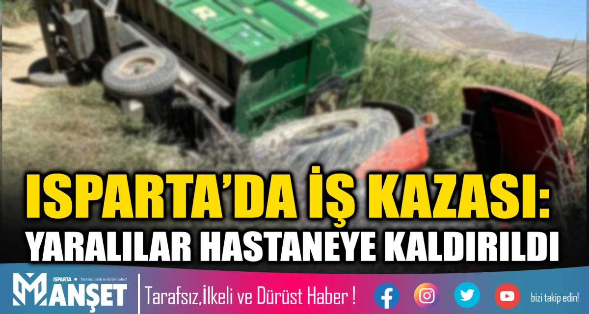 G&ouml;nen&rsquo;de İş Kazası: 3 İş&ccedil;i Yaralandı