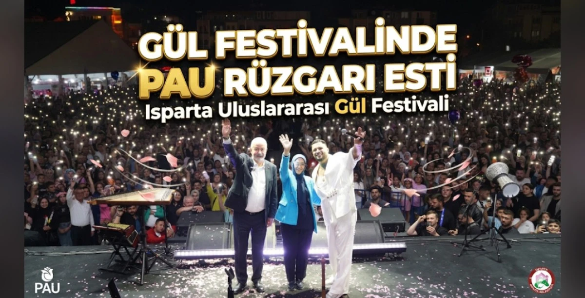 G&Uuml;L FESTİVALİNDE PAU R&Uuml;ZGARI ESTİ