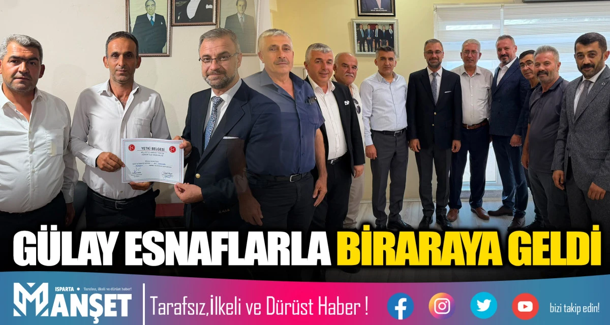 G&Uuml;LAY ESNAFLARLA BİRARAYA GELDİ