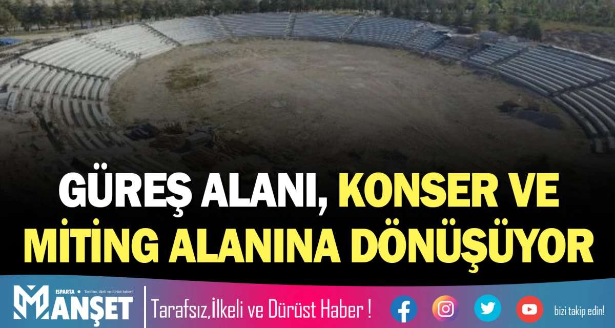 G&Uuml;REŞ ALANI, KONSER VE MİTİNG ALANINA D&Ouml;N&Uuml;Ş&Uuml;YOR