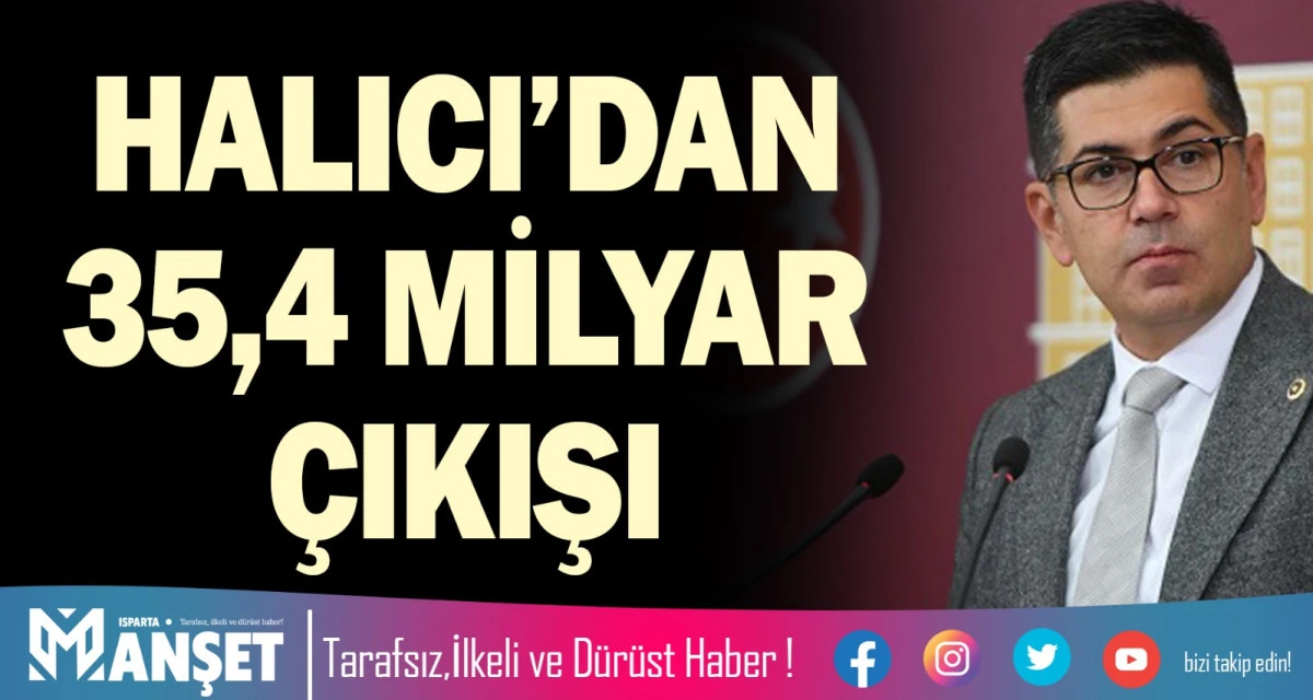 HALICI&rsquo;DAN 35,4 MİLYAR &Ccedil;IKIŞI