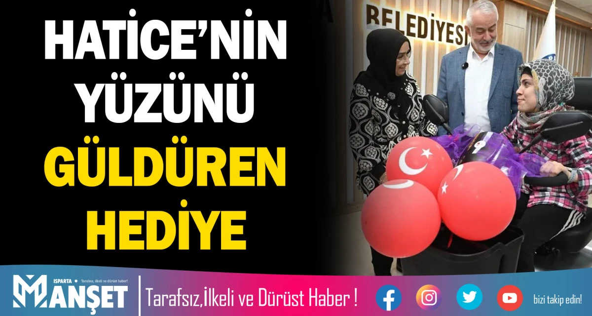 HATİCE&rsquo;NİN Y&Uuml;Z&Uuml;N&Uuml; G&Uuml;LD&Uuml;REN HEDİYE