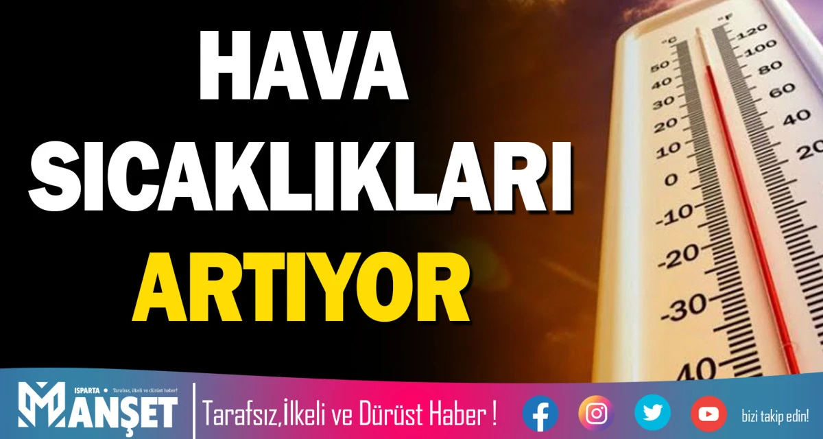 HAVA SICAKLIKLARI ARTIYOR