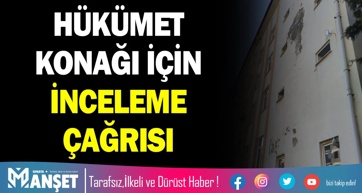 H&uuml;k&uuml;met Konağı İ&ccedil;in İnceleme &Ccedil;ağrısı