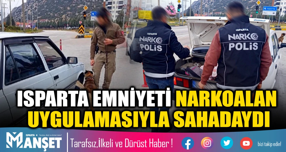 Huzur ve Güvenlik İçin Narkoalan Kontrolleri Devam Ediyor