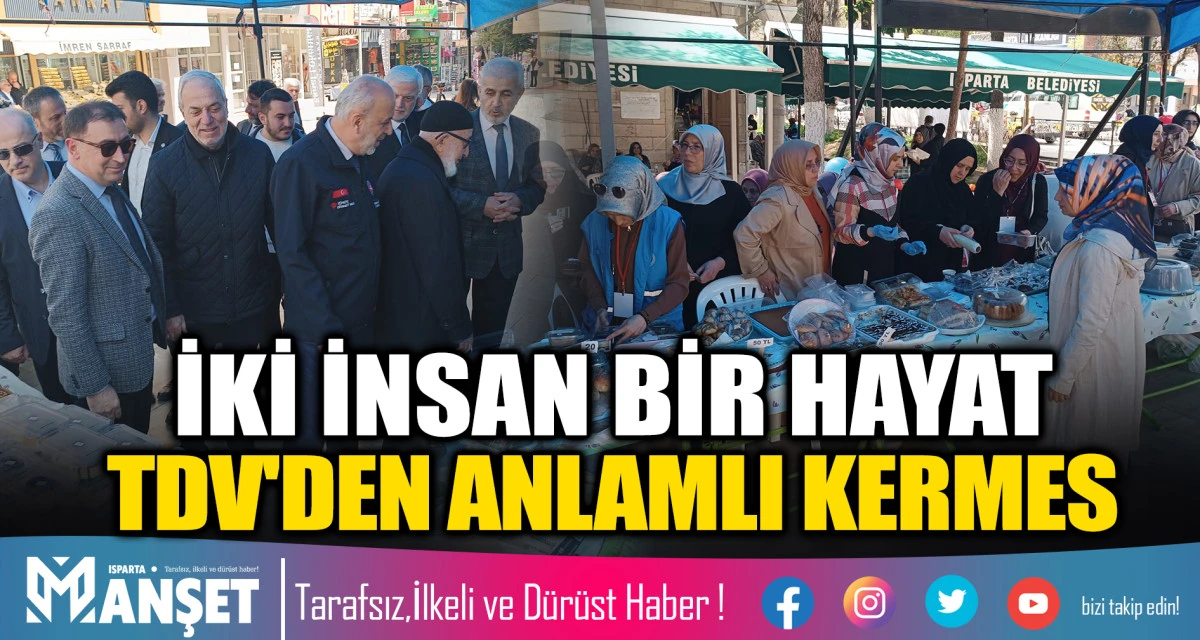 İKİ İNSAN BİR HAYAT TDV'DEN ANLAMLI KERMES