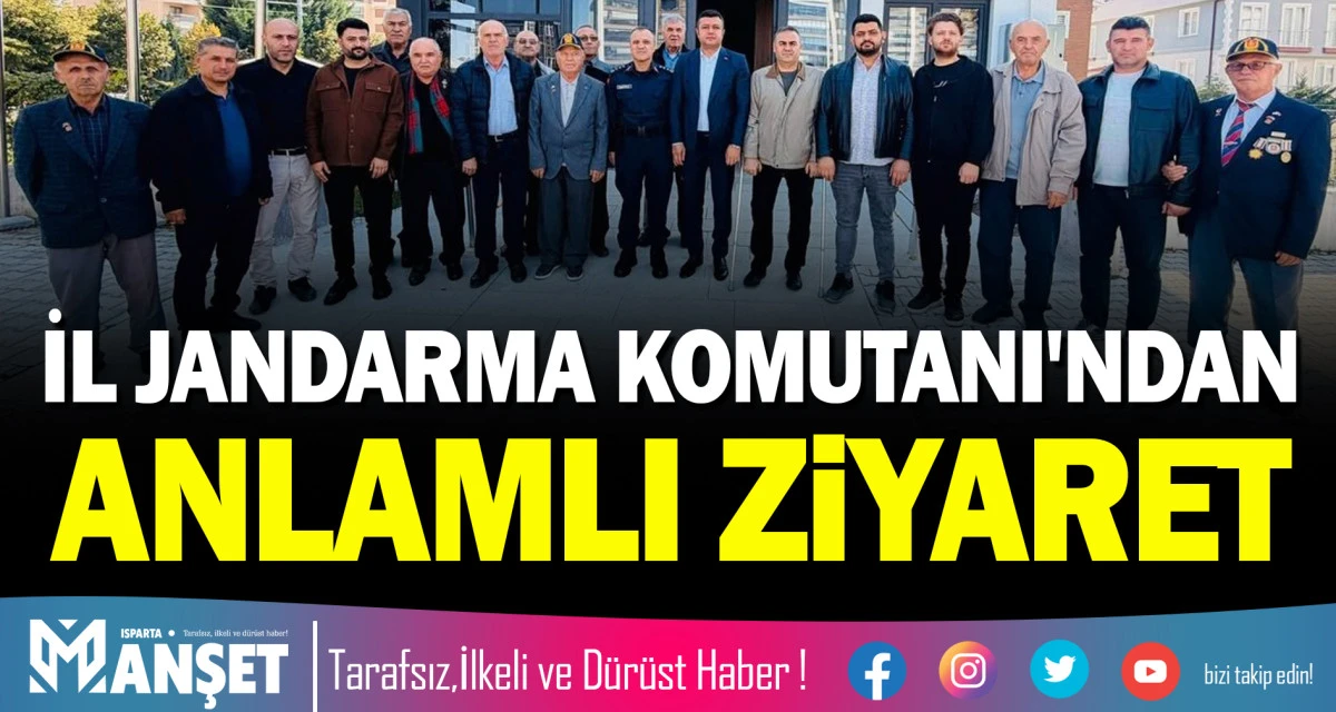 İl Jandarma Komutanı'ndan Anlamlı Ziyaret