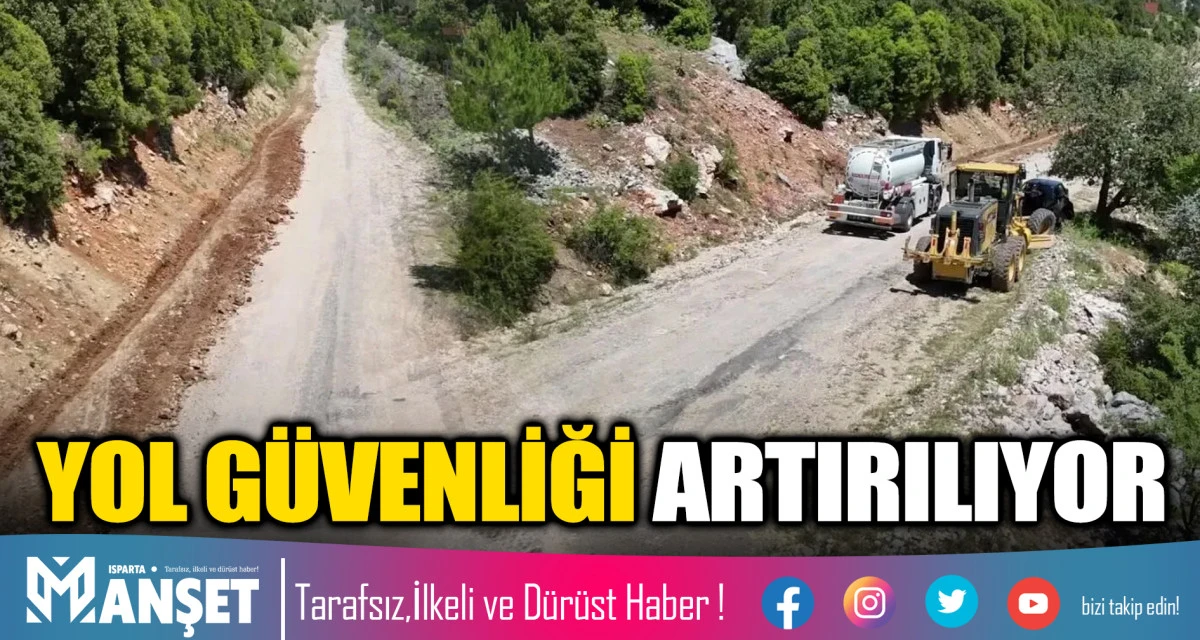 İl &Ouml;zel İdaresi yol g&uuml;venliği &ccedil;alışmalarını s&uuml;rd&uuml;r&uuml;yor