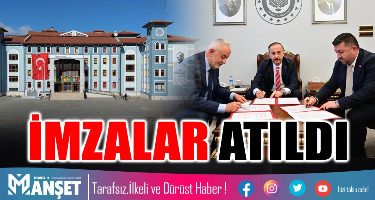 İMZALAR ATILDI 