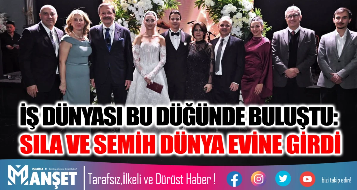 İŞ D&Uuml;NYASI BU D&Uuml;Ğ&Uuml;NDE BULUŞTU:  SILA VE SEMİH D&Uuml;NYA EVİNE GİRDİ