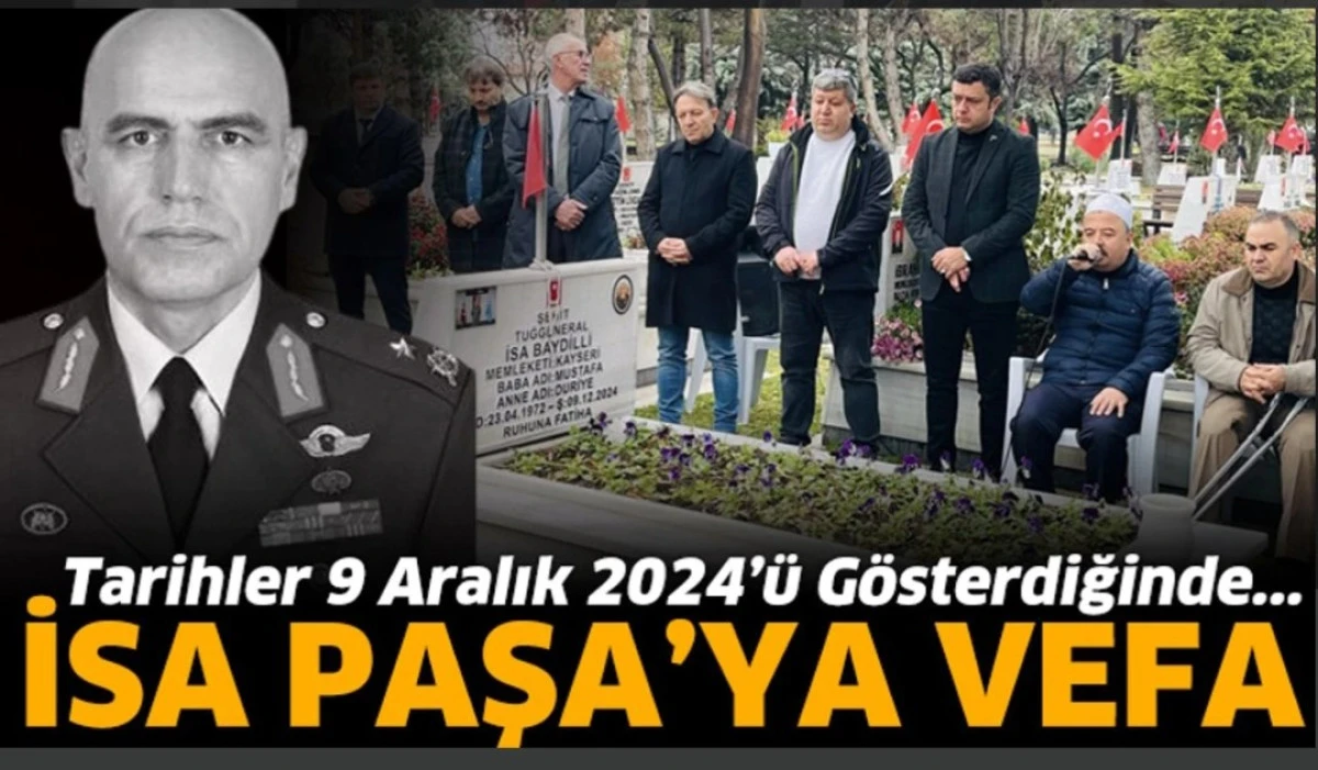 İSA PAŞAYA VEFA
