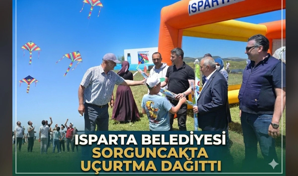 ISPARTA BELEDİYESİ SORGUNCAKTA U&Ccedil;URTMA DAĞITTI