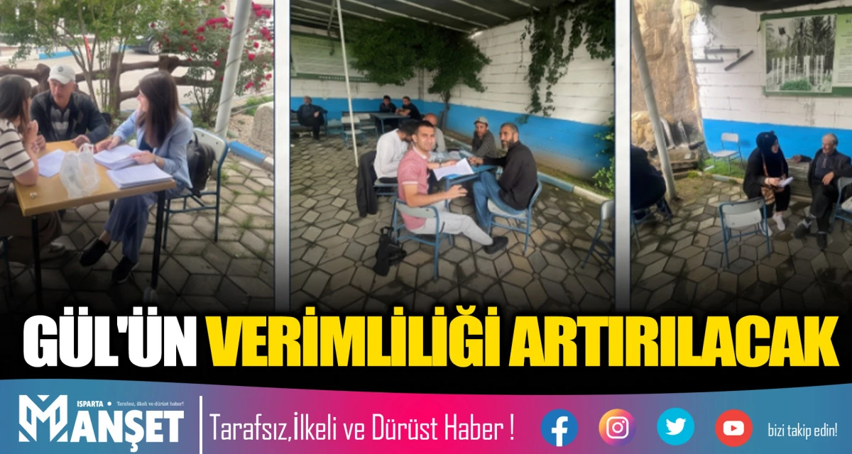 Isparta G&uuml;l Yağı İ&ccedil;in Değer Zinciri &Ccedil;ıkarılıyor: Verimlilik ve Katma Değer Odaklı Saha &Ccedil;alışmaları Yapıldı