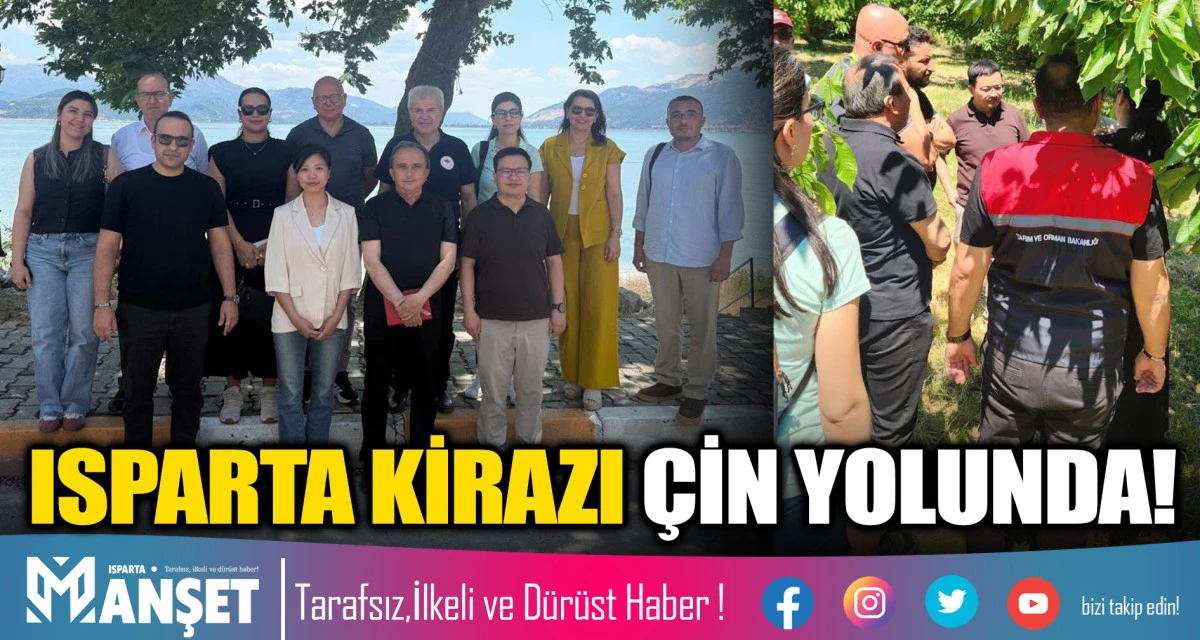 ISPARTA KİRAZI &Ccedil;İN YOLUNDA!