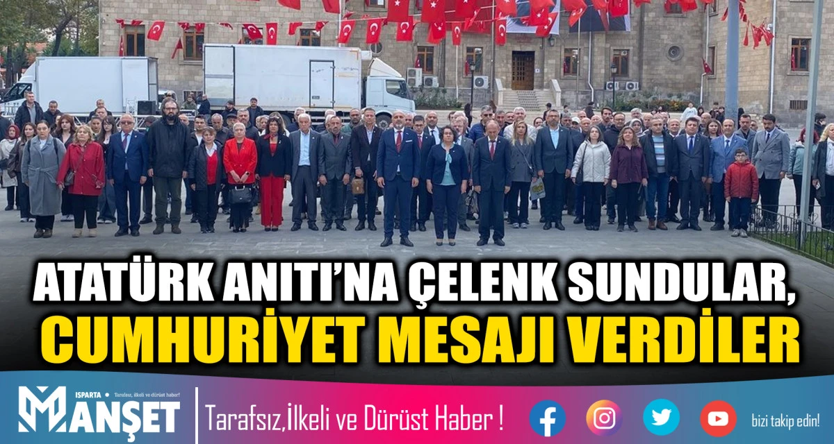Isparta&rsquo;da Cumhuriyet Mesajı: &ldquo;Aydınlanma M&uuml;cadelesini B&uuml;y&uuml;teceğiz&rdquo;