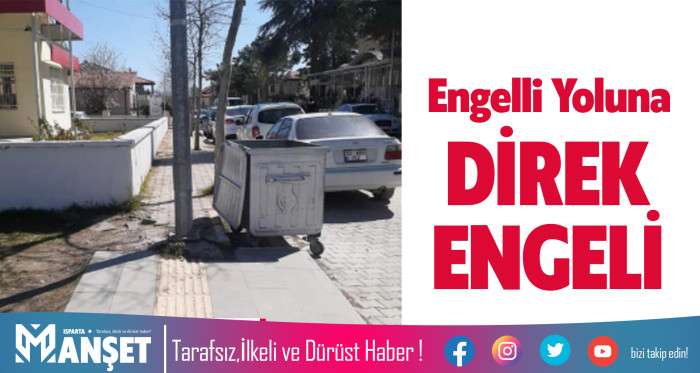 Isparta'da Engelli direk