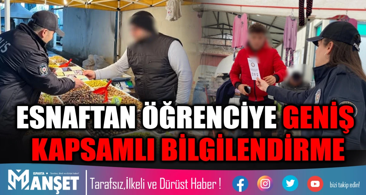 Isparta&rsquo;da G&uuml;venli Toplum İ&ccedil;in Polis Sahada