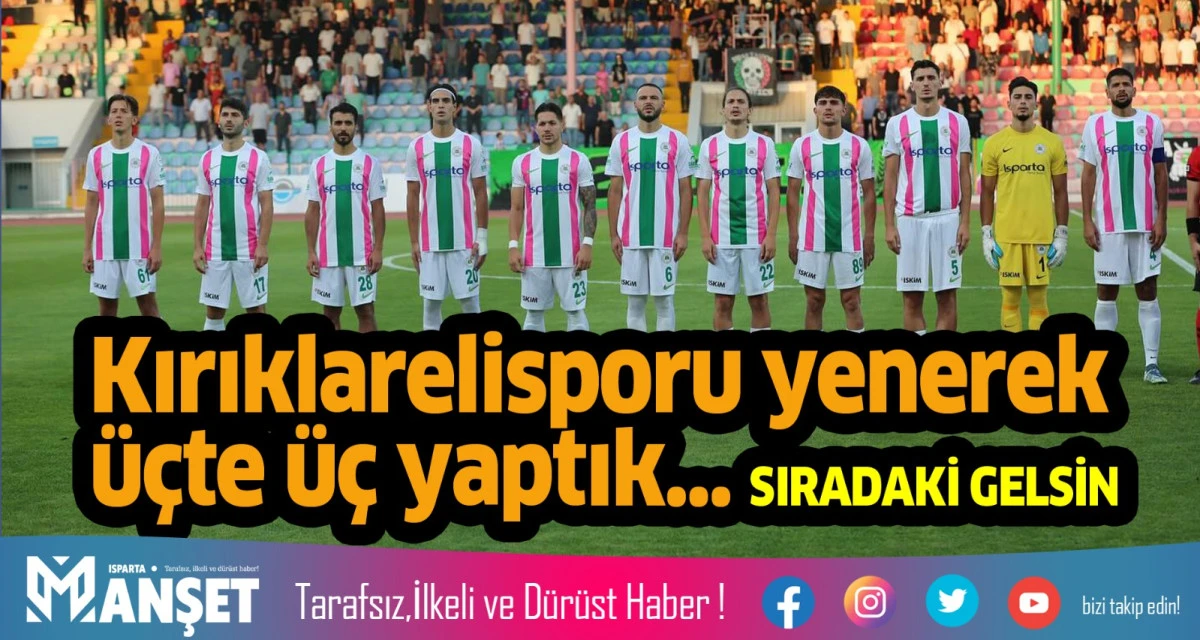 İSPARTASPOR GOL OLDU YAĞDI 
