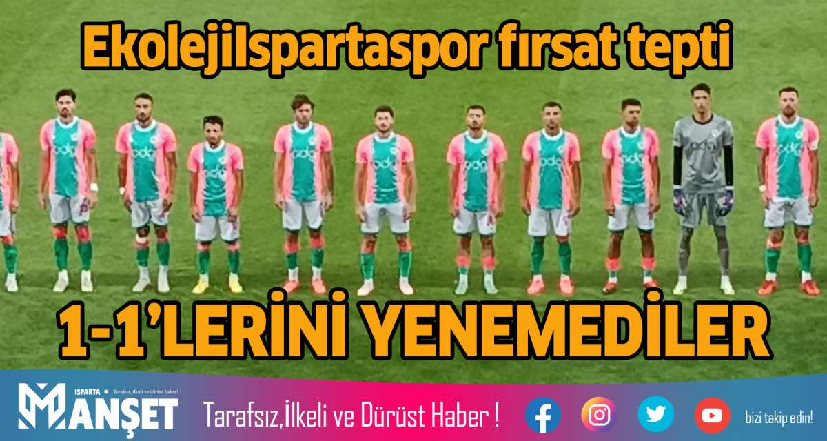 ISPARTASPOR FIRSAT TEPTİ