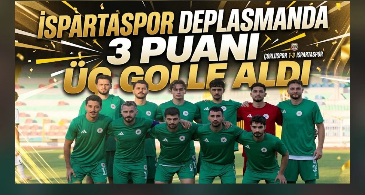 İSPARTASPOR &Uuml;&Ccedil; PUANI &Uuml;&Ccedil; GOLLE ALDI