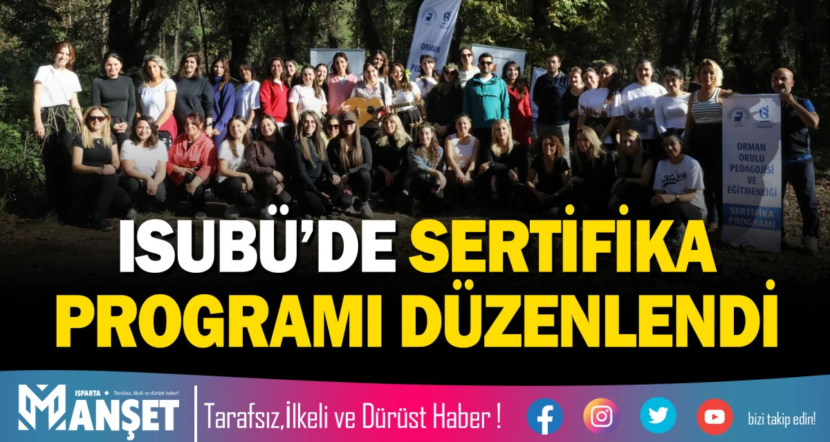 ISUB&Uuml;&rsquo;DE SERTİFİKA PROGRAMI D&Uuml;ZENLENDİ