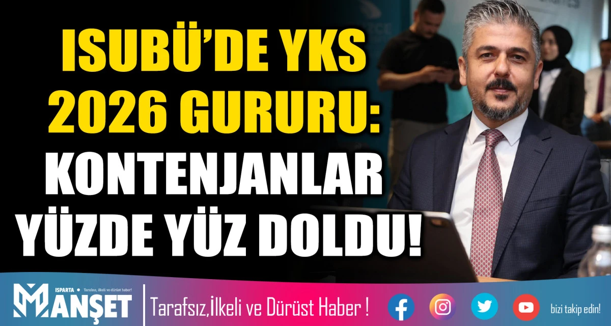 ISUB&Uuml;&rsquo;DE YKS 2026 GURURU: KONTENJANLAR Y&Uuml;ZDE Y&Uuml;Z DOLDU!