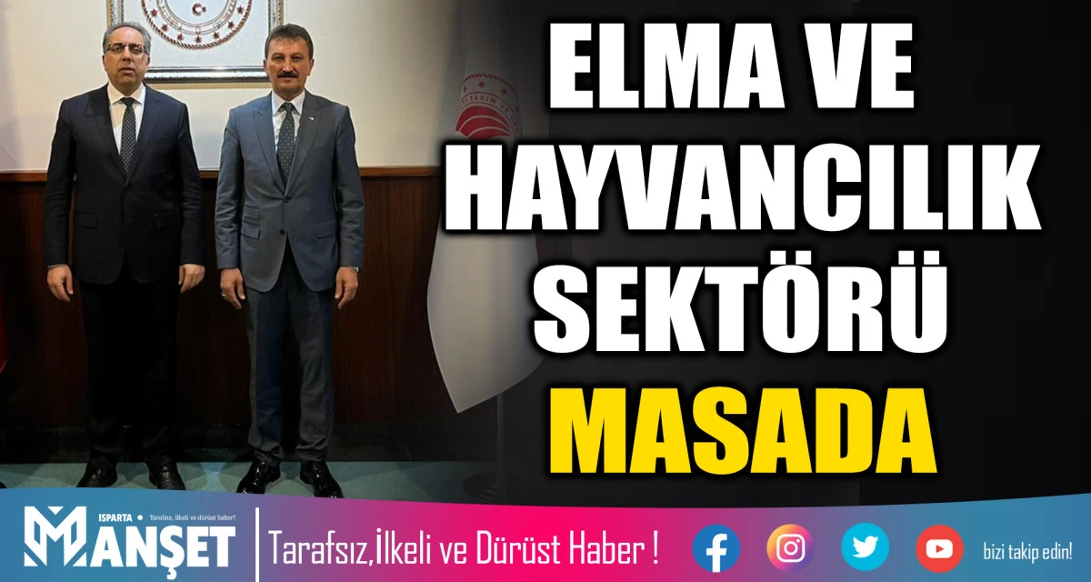 ITB BAŞKANI H&Uuml;DAİ ŞAHİN&rsquo;DEN ANKARA&rsquo;DA KRİTİK TEMASLAR: ELMA VE HAYVANCILIK SEKT&Ouml;R&Uuml; MASADA