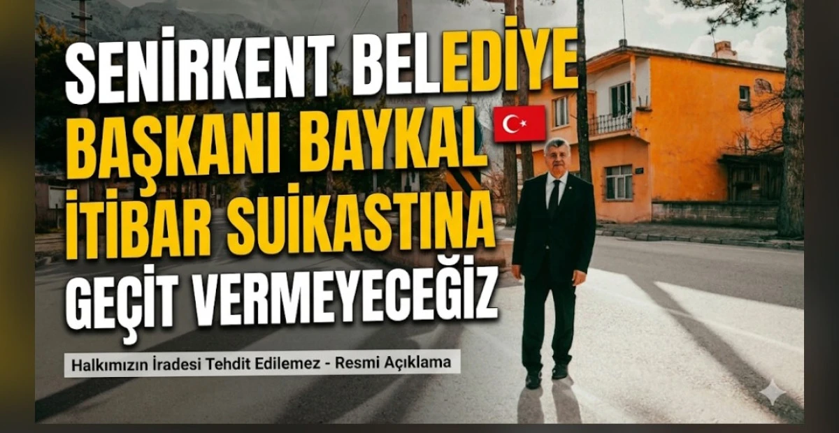 İTİBAR SUİKASTINA GE&Ccedil;İT VERMEYECEĞİZ