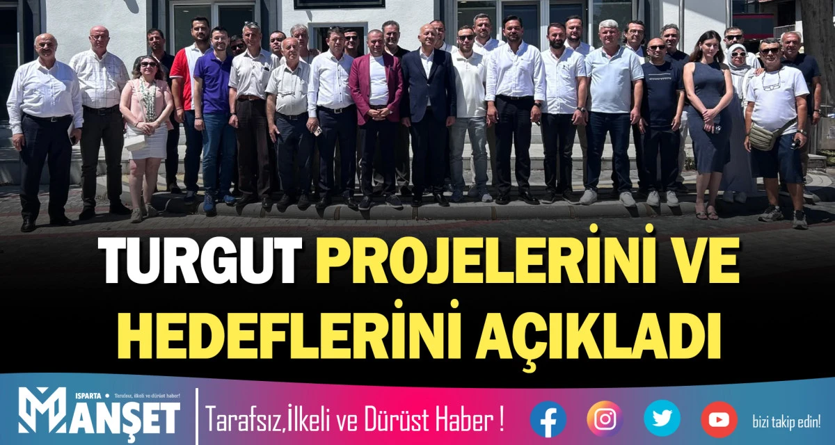 ITSO BAŞKAN ADAYI &Uuml;NAL TURGUT PROJELERİNİ VE HEDEFLERİNİ A&Ccedil;IKLADI