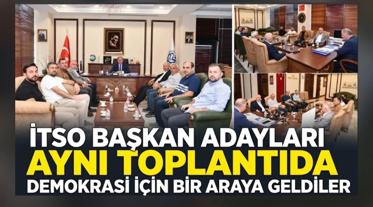 İTSO BAŞKAN ADAYLARI BİR ARAYA GELDİLER