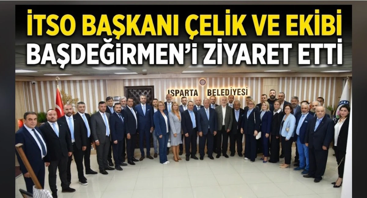 İTSO BAŞKANI &Ccedil;ELİK VE EKİBİ BASDEGİRMENİ ZİYARET ETTİ