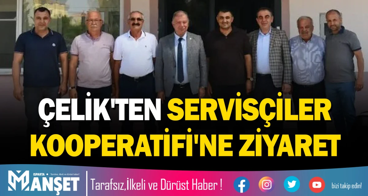 ITSO BAŞKANI METİN &Ccedil;ELİK'TEN SERVİS&Ccedil;İLER KOOPERATİFİ'NE ZİYARET