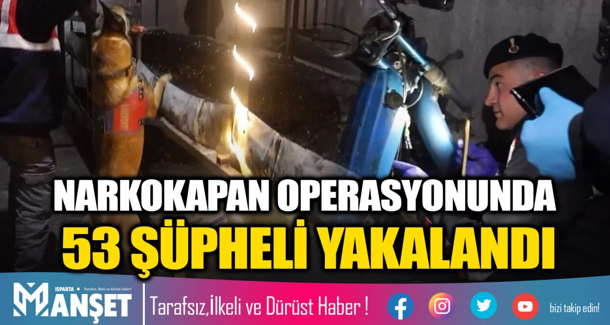 JANDARMADAN UYUŞTURUCU TACİRLERİNE NARKOKAPAN