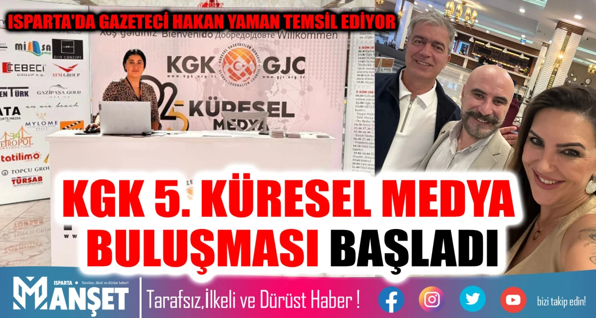 KGK 5. KÜRESEL MEDYA BULUŞMASI BAŞLADI