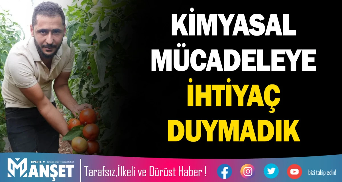 KİMYASAL M&Uuml;CADELEYE İHTİYA&Ccedil; DUYMADIK