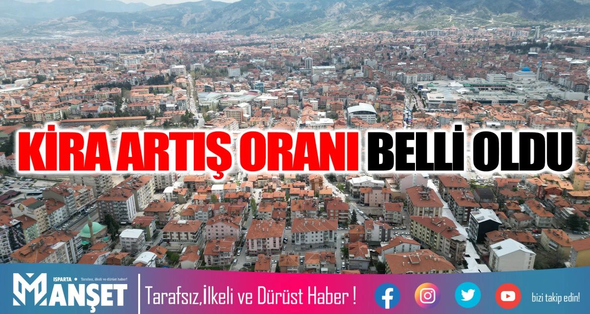 KİRA ARTIŞ ORANI BELLİ OLDU