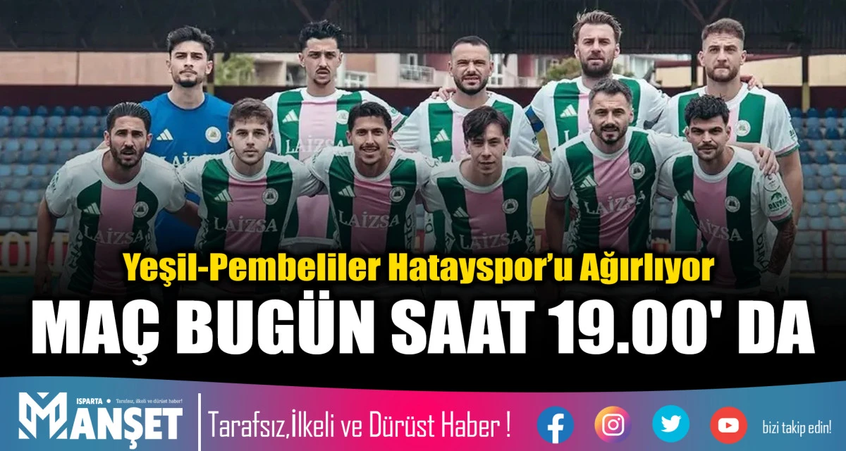 MA&Ccedil; BUG&Uuml;N SAAT 19.00' DA