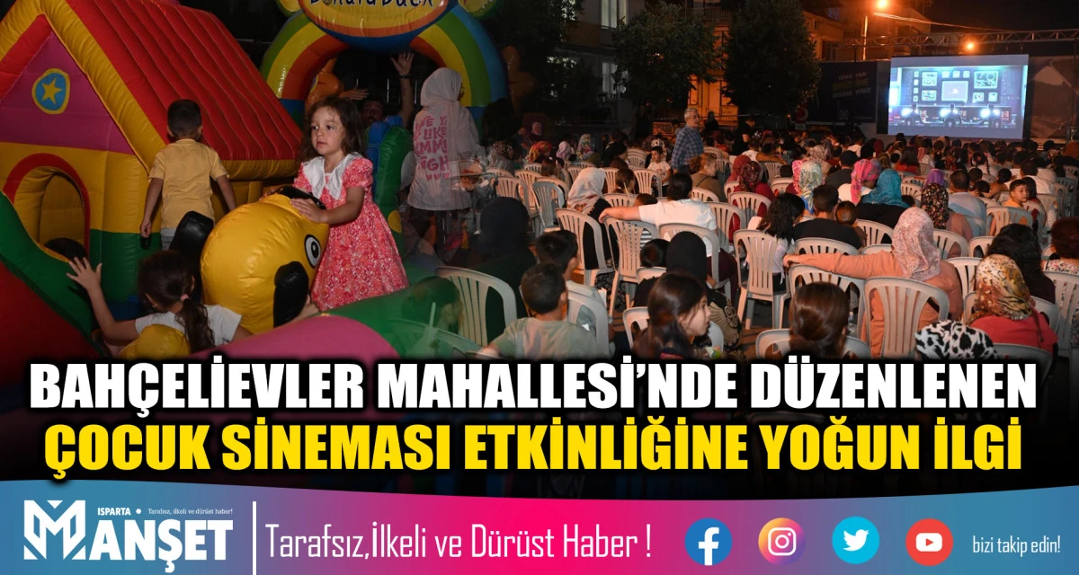Mahalle sakinleri: Hem &ccedil;ocuklarımız hem de bizim i&ccedil;in &ccedil;ok g&uuml;zel bir etkinlik