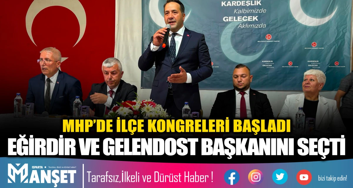 MHP&rsquo;DE İL&Ccedil;E KONGRELERİ BAŞLADI