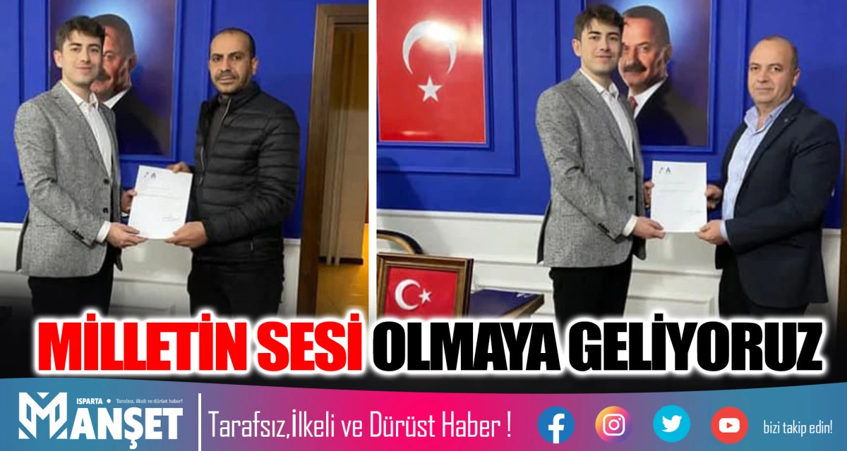 MİLLETİN SESİ OLMAYA GELİYORUZ