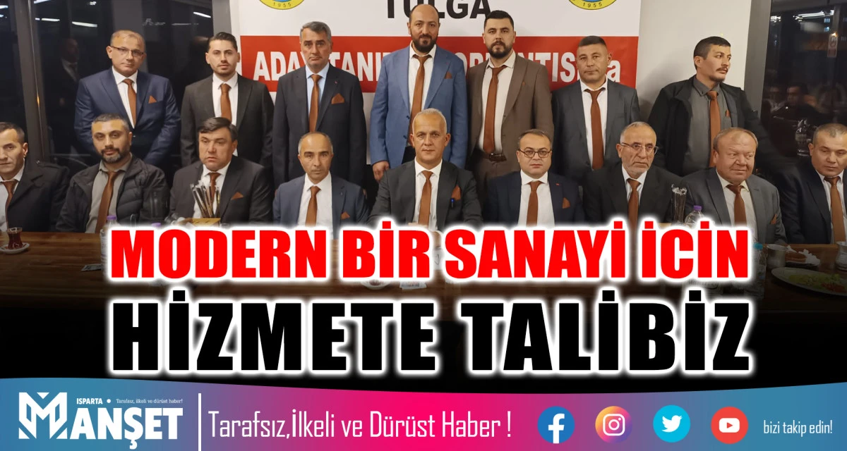 MODERN BİR SANAYİ İCİN HİZMETE TALİBİZ