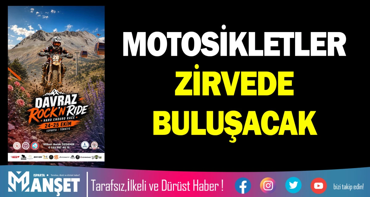 Motosikletler Zirvede Buluşacak