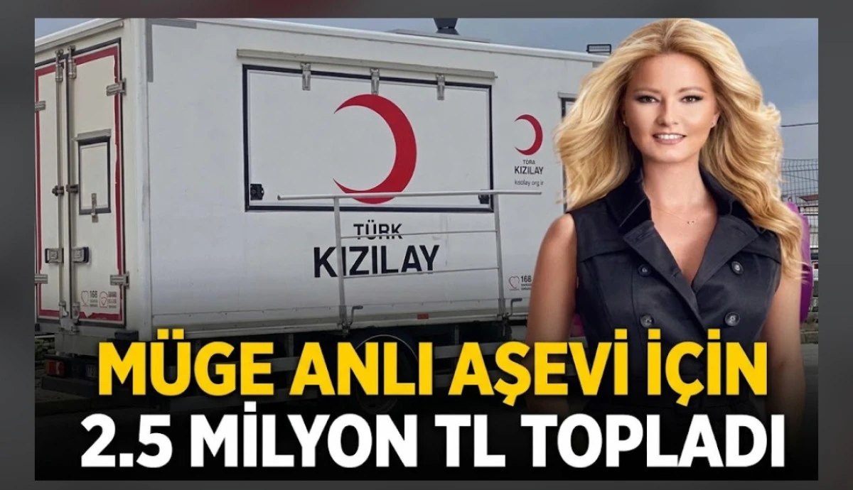 M&Uuml;GE ANLI AŞEVİ İCİN 2.5 MİLYON TL TOPLADI