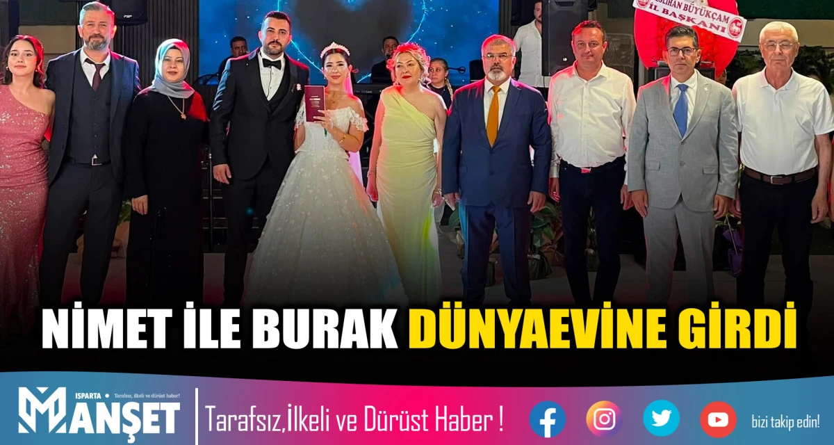 NİMET İLE BURAK D&Uuml;NYAEVİNE GİRDİ
