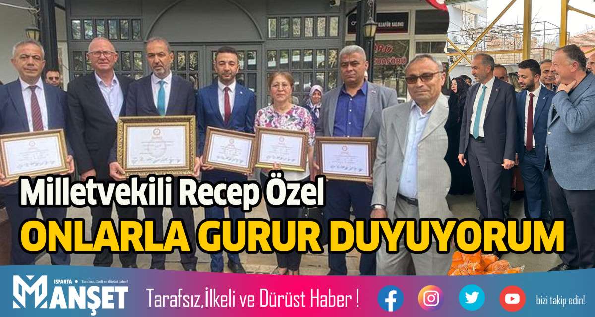 ONLARLA GURUR DUYUYORUM