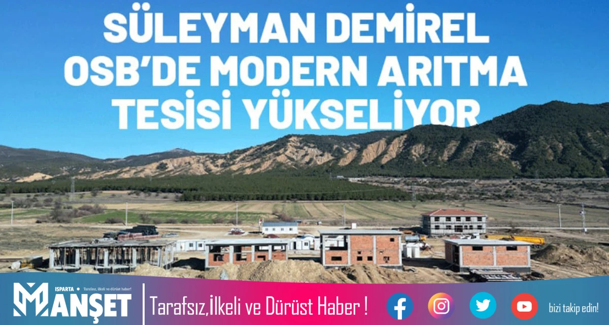 OSB&rsquo;DE MODERN ARITMA TESİSİ Y&Uuml;KSELİYOR