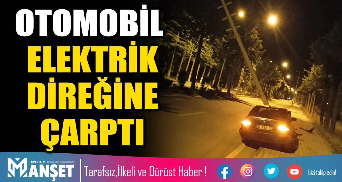 Otomobil Elektrik Direğine &Ccedil;arptı
