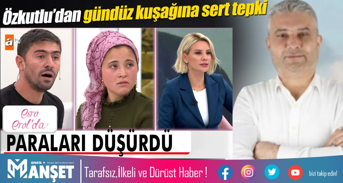 &Ouml;ZKUTLU&rsquo;DAN G&Uuml;ND&Uuml;Z KUŞAĞINA SERT TEPKİ: "AİLE YAPIMIZ PAZARLANAMAZ"