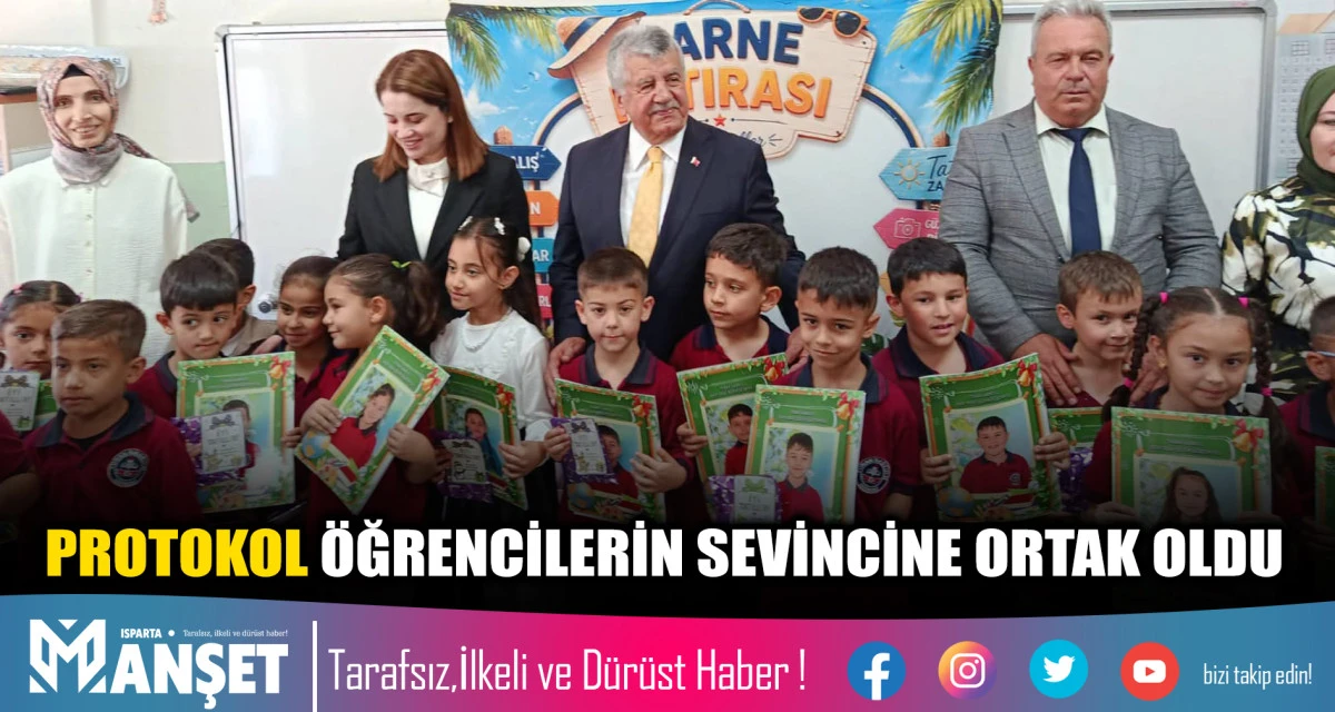 PROTOKOL &Ouml;ĞRENCİLERİN SEVİNCİNE ORTAK OLDU